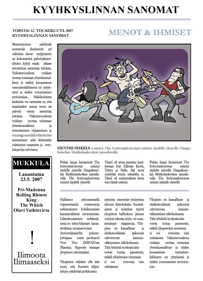 Kyyhkyslinnan sanomat